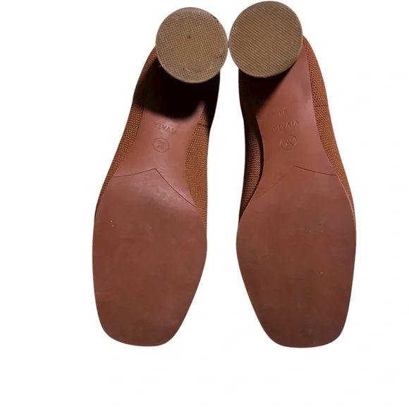 Vivaia Square-Toe Patterned Heels - Picture 3 of 3